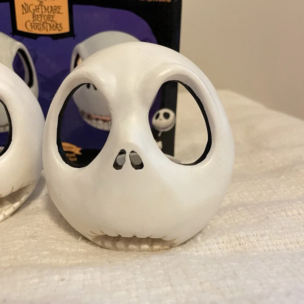 Nightmare Before Christmas 10th Anniversary Jack Skellington Votive Candle Set‎